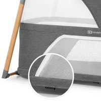 Patut de calatorie 4 in 1 Kinderkraft Sofi grey - 3