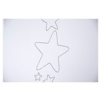 Patut pentru copii Drewex Stars cu sertar Silver - 1