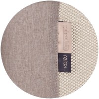 Patut pliabil Chipolino Relax macadamia linen cu laterala culisanta - 9