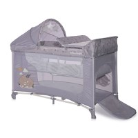 Patut pliabil Moonlight Plus 2 nivele cu accesorii Grey Dream - 2