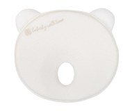 Pernuta memory pentru formarea capului KikkaBoo Airknit Bear White - 1