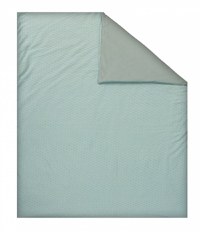 Pilota pentru copii din bumbac 150x100cm fata dubla umplutura hipoalergenica BabySoft Salvia - 5