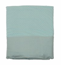 Pilota pentru copii din bumbac 150x100cm fata dubla umplutura hipoalergenica BabySoft Salvia - 2