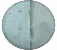 Pilota pentru copii din bumbac 150x100cm fata dubla umplutura hipoalergenica BabySoft Salvia - 4