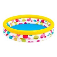 Piscina gonflabila copii Intex Cool dots multicolor 581 litri 168 x 38 cm - 2