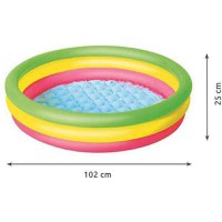 Piscina gonflabila cu 3 inele Bestway 102x25cm - 3