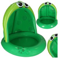 Piscina gonflabila cu umbrar 101 cm Broscuta Verde - 2