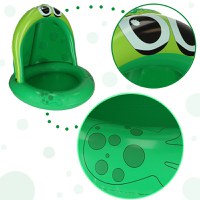 Piscina gonflabila cu umbrar 101 cm Broscuta Verde - 5