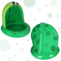 Piscina gonflabila cu umbrar 101 cm Broscuta Verde - 6