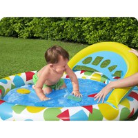 Piscina gonflabila pentru copii Bestway cu panou sortare forme si culori - 1