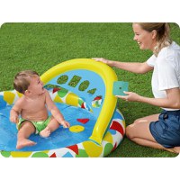 Piscina gonflabila pentru copii Bestway cu panou sortare forme si culori - 5