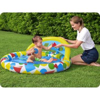 Piscina gonflabila pentru copii Bestway cu panou sortare forme si culori - 6