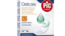 Plasturi piele sensibila Pic Solution Delicate 19x72mm cu solutie antibacteriana 20 buccutie