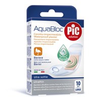 Plasturi rezistenti la apa Pic Solution Aquabloc 25x72mm cu solutie antibacteriana 10buccut - 2