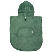 Poncho copii din bambus cu anchior si capsa aspen green - 1