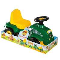 Primul meu tractor fara pedale cu portbagaj Verde - 3