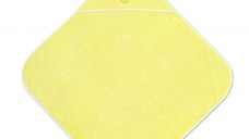 Prosop bebe cu gluga 80x80 cm Yellow