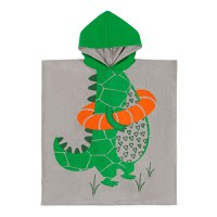 Prosop de baie cu gluga Poncho Zoocchini 64x58 cm 2-6 ani Crocodil - 4