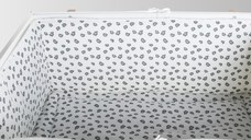 Protectie patut Childhome 35x340 cm Jerse leopard