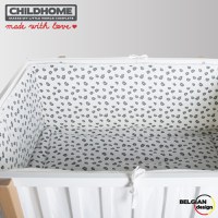 Protectie patut Childhome 35x340 cm Jerse leopard - 1