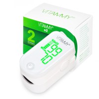 Pulsoximetru Vitammy O2 afisaj LED usor de citit masoara saturatia SpO2 si pulsul alb - 5