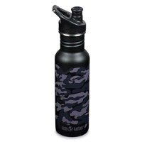 Recipient din otel inoxidabil 532 ml cu capac sport Klean Kanteen Classic Narrow Black Camo - 2