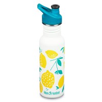 Recipient din otel inoxidabil 532 ml cu capac sport Klean Kanteen Classic Narrow Lemons - 2