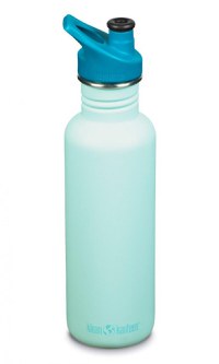 Recipient din otel inoxidabil 800 ml cu capac sport Klean Kanteen Classic Narrow Blue Tint - 2