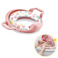 Reductor moale pentru toaleta BabyJem Princess Pink - 2