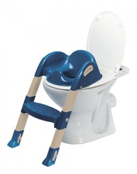 Reductor pentru toaleta cu scarita Kiddyloo Ocean Blue - 2