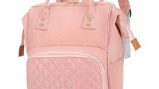 Rucsac multifunctional mamici Diamond Bambinice Roz