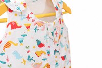 Sac de dormit copii 0.5 tog KidsDecor Cute Dinosaurs din bumbac 110 cm - 2