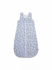 Sac de dormit copii 0.5 tog KidsDecor Loving Bear Blue din bumbac 130 cm - 5