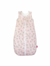 Sac de dormit copii 1.5 tog Loving Bear Pink din bumbac 140 cm - 6