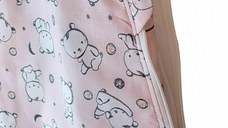 Sac de dormit copii 2.5 tog KidsDecor Baby Bear roz din bumbac 70 cm