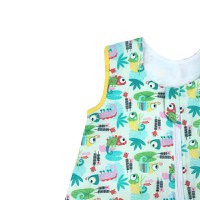 Sac de dormit copii KidsDecor 0.5 tog Tropical din bumbac 140 cm - 1