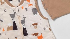 Sac de dormit cu maneca lunga detasabila Mountain Animals 70 cm 2.5 Tog