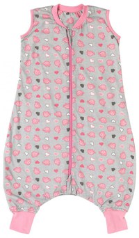 Sac de dormit cu picioruse Pink Elephant 3-4 ani 0.5 Tog - 2