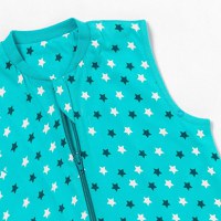 Sac de dormit cu picioruse si talpa antiderapanta Teal Stars 120 cm + manseta 1.0 Tog - 2