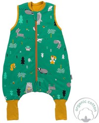 Sac de dormit cu picioruse si talpa antiderapanta Woodland Animals 80 cm + manseta 1.0 Tog - 3