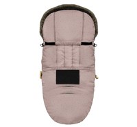 Sac de dormit impermeabil de iarna din plus cu umplutura fleece pentru carucior 105x48cm Sepia Rose - 1