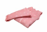 Sac de dormit KidsDecor cu picioruse si maneci 2 tog Stars in your eyes Pink 130 cm - 2