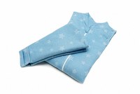 Sac de dormit Kidsdecor cu picioruse si maneci 3 tog Stars in your eyes Blue 100 cm - 5