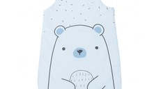 Sac de dormit KikkaBoo 6-18 luni Bear with me Blue