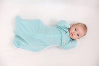 Sac de dormit nou-nascut KidsDecor 1 tog Swaddle First Sleep Calm Star 60 cm - 6