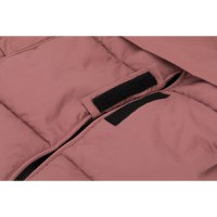 Sac de iarna cu guler blanita detasabil pentru carucior roz pudra 100x50 cm Fillikid - 3