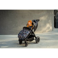 Sac de iarna impermeabil Comfy 4 in 1 universal pentru carucior 100 x 55 cm roz PetiteMars - 5