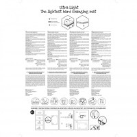 Saltea de Infasat Ceba Baby Ultra Light 50x70cm cu intaritura Vulpea Petrecareata - 2