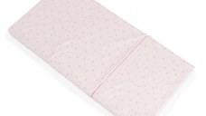 Saltea pliabila cu husa detasabila din bumbac 120x60x6 cm Mirage Pink