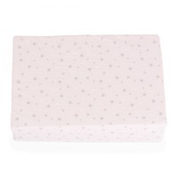 Saltea pliabila cu husa detasabila din bumbac 120x60x6 cm Mirage Pink - 3